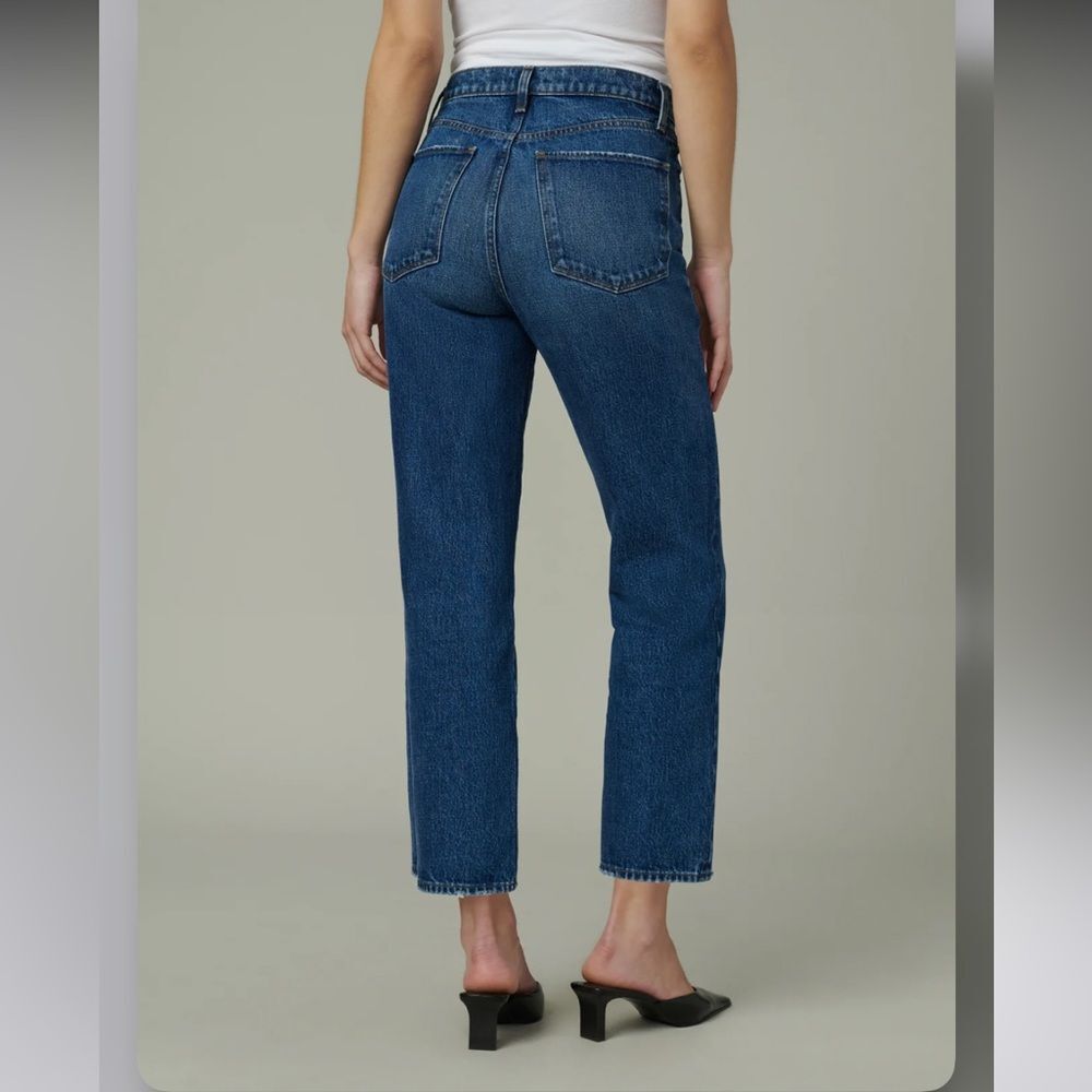 Joe's Jeans Straight Leg Jeans in Medium Blue - Picture 3 of 5